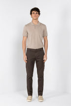Chile men's cargo pants stretch satin extra slim fit ①