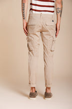 Chile men's cargo pants in stretch satin extra slim fit ①