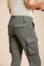 Chile men's cargo pants in stretch satin extra slim fit ①
