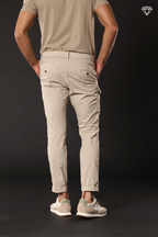 George Coolpocket pantalon cargo homme en coton pima léger logo edition carrot fit ①