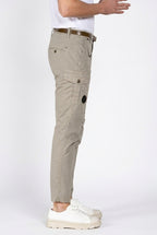 George Coolpocket pantalon cargo homme en twill léger stretch Logo Edition carrot fit ①
