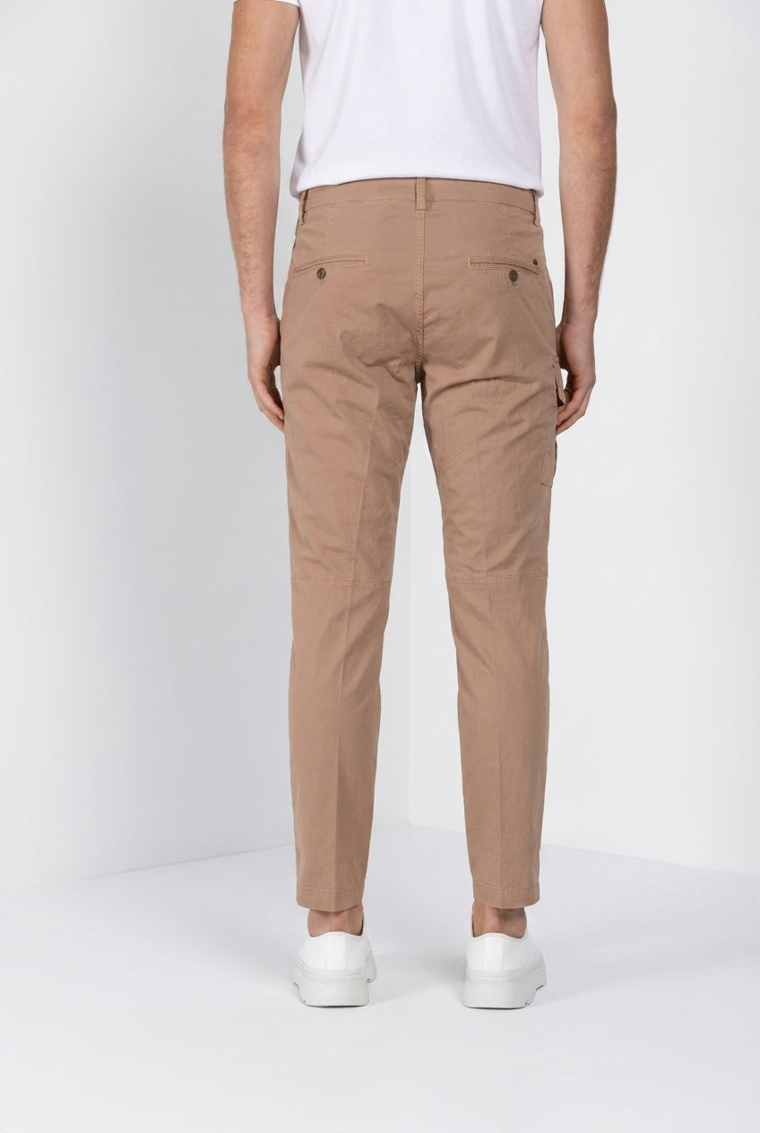 George Coolpocket Hose Cargo Herren aus leichtem Stretch-Twill Logo Edition carrot fit ①
