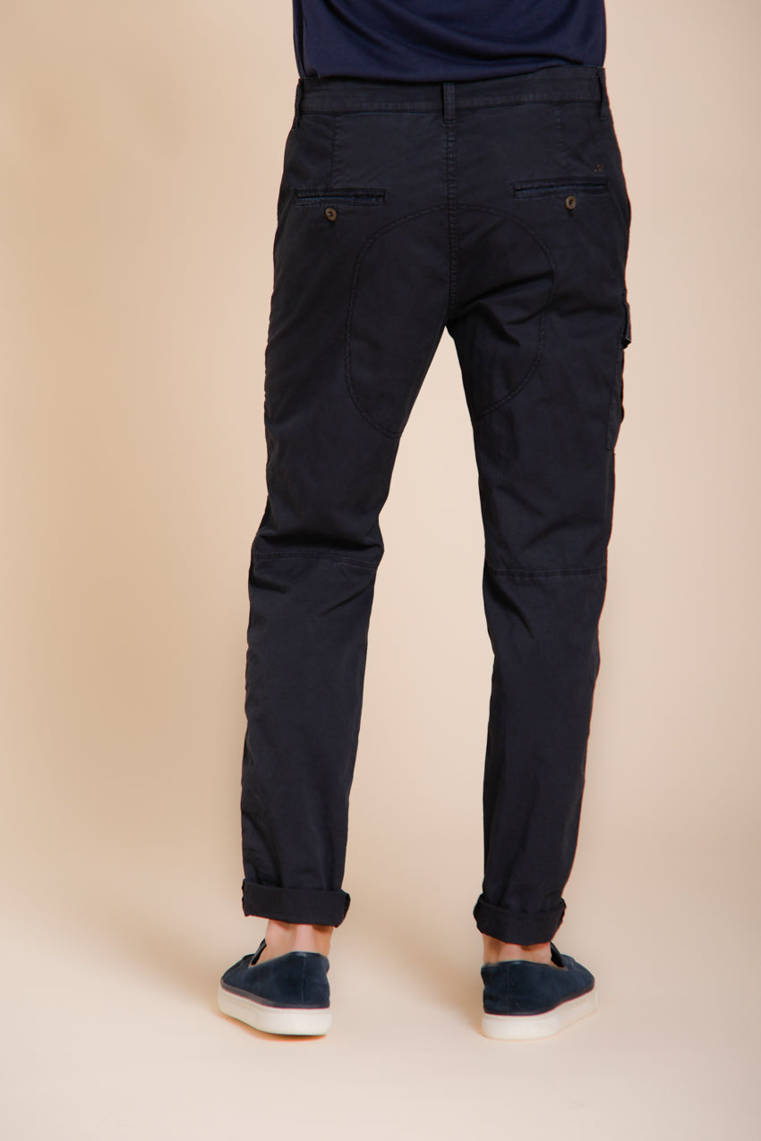 George Coolpocket pantalon cargo homme en twill léger stretch Logo Edition carrot fit ①
