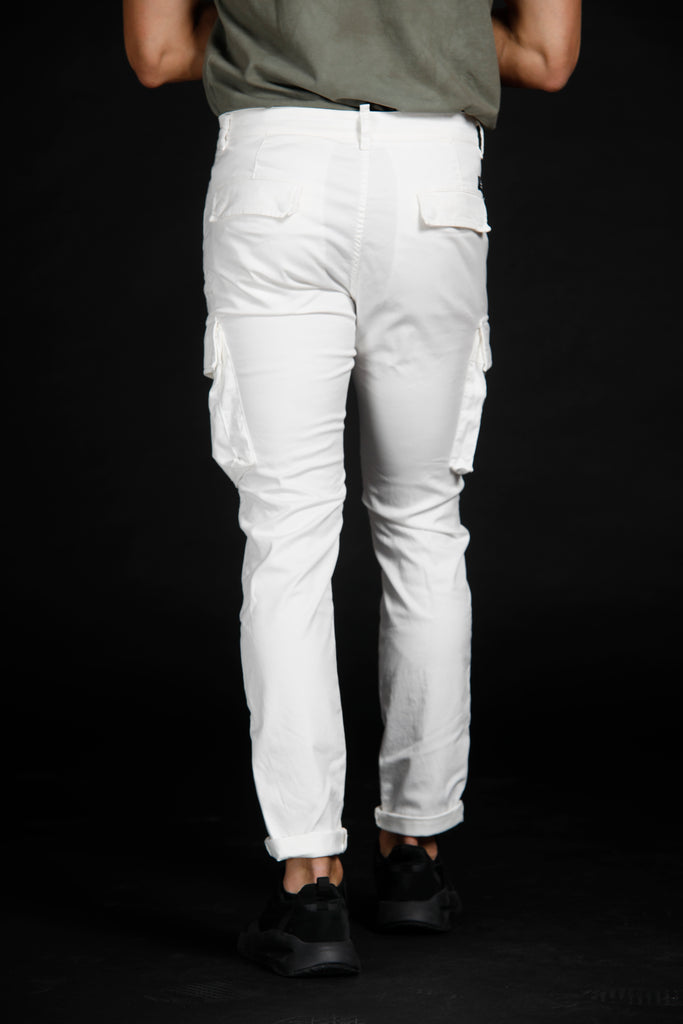 Havana limited edition man cargo pants in cotton and tencel carrot ①