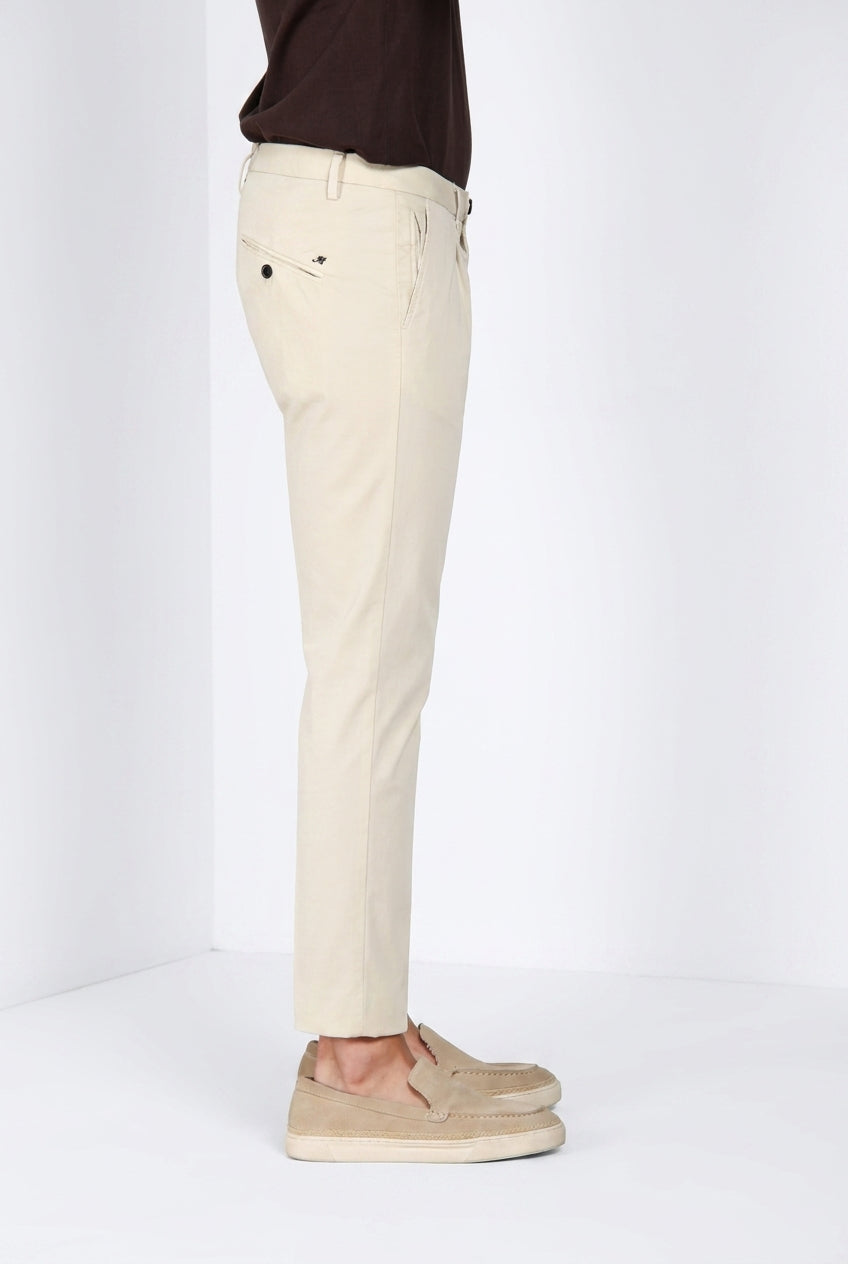 Osaka 1 Pince Delamere Hose Chino Herren aus Stretch-Gabardine carrot fit