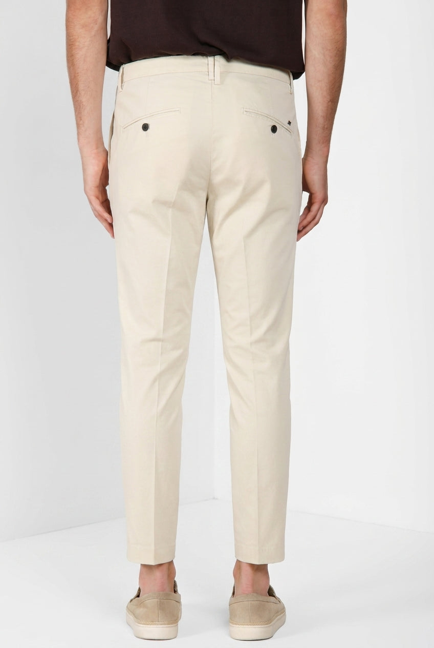 Osaka 1 Pince Delamere Hose Chino Herren aus Stretch-Gabardine carrot fit