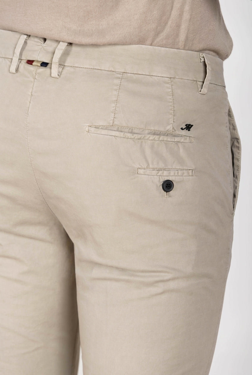 Torino delamere pantalon chino homme en gabardine stretch slim fit