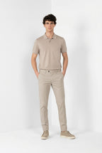 Torino delamere pantalone chino uomo in gabardina stretch slim fit