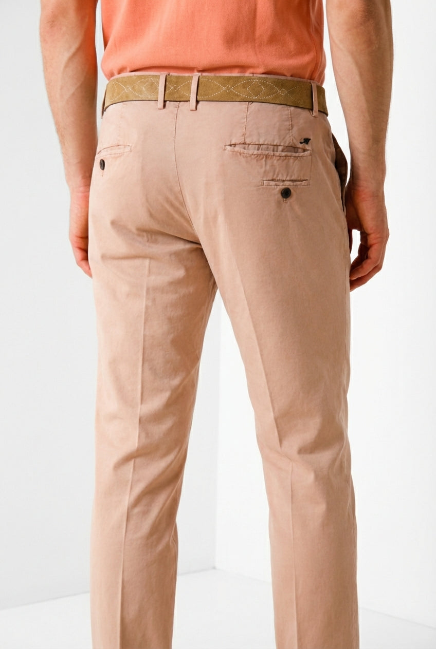 Torino delamere men's chino pants in stretch gabardine slim fit