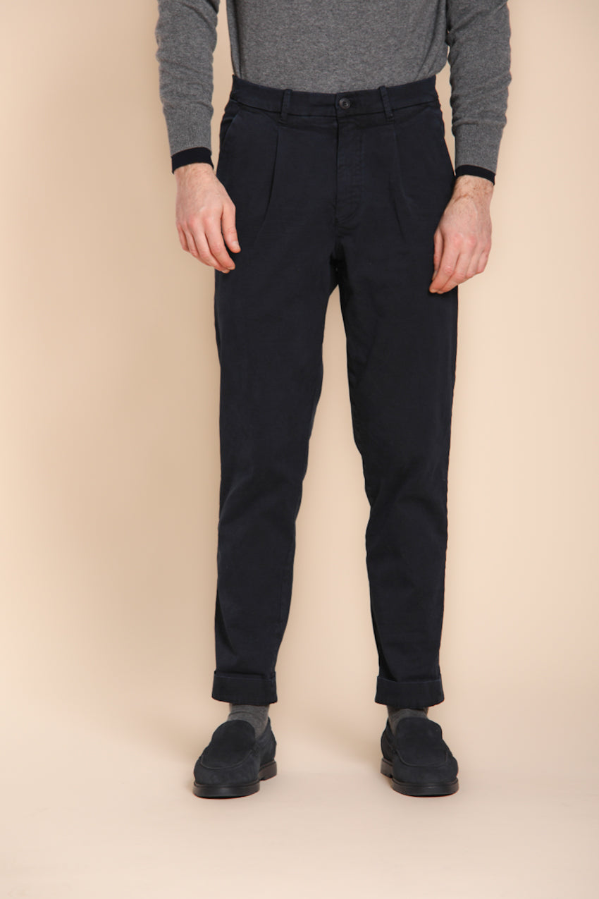 Pinces pantalon chino homme en gabardine relaxed fit
