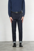 Chinos pantalon chino homme en techno denim stretch relaxed fit
