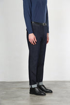 Chinos pantalon chino homme en techno denim stretch relaxed fit
