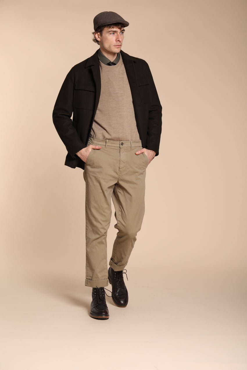 Chinos Herren-Chinohose aus Gabardine relaxed fit