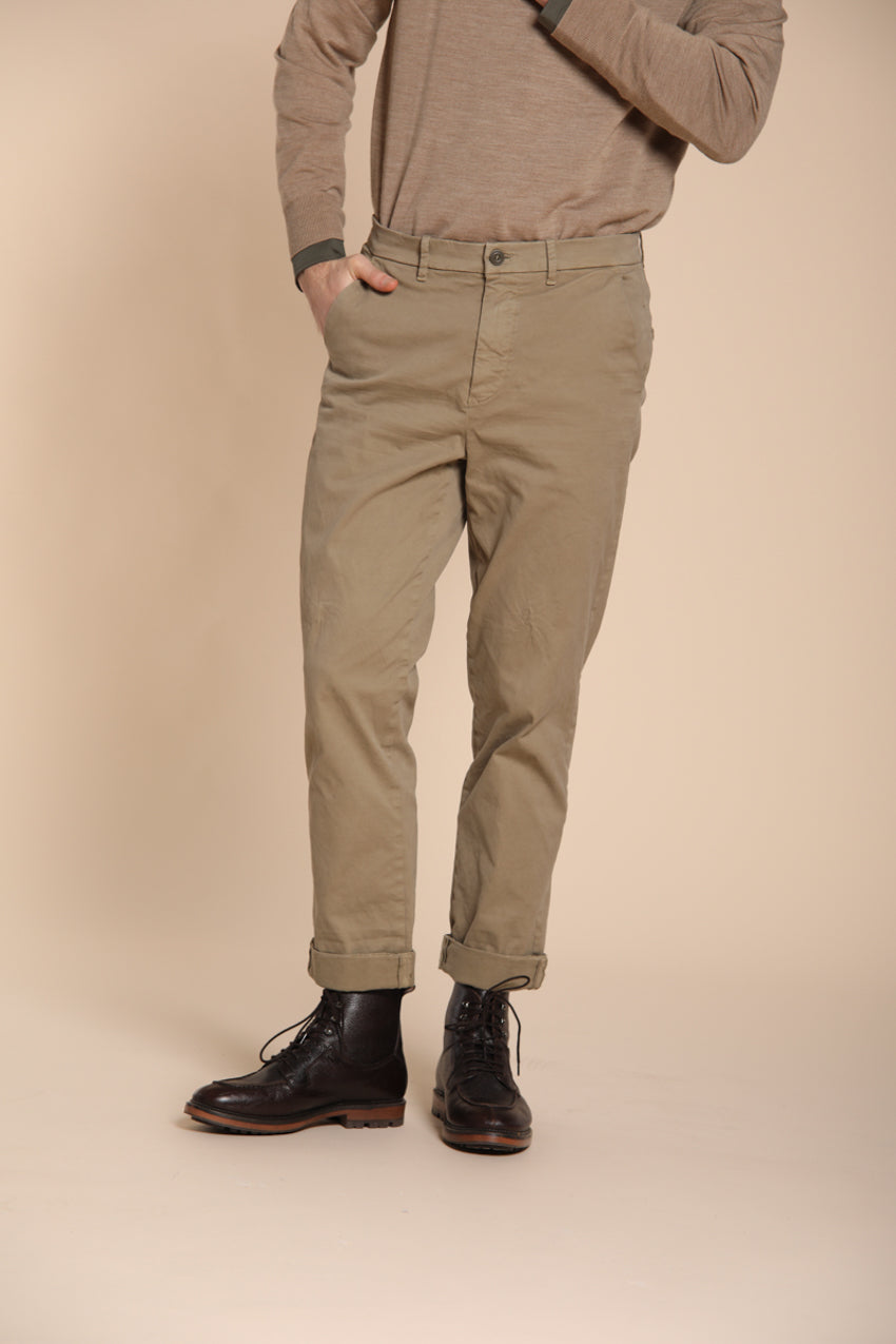 Chinos pantalon chino homme en gabardine relaxed fit