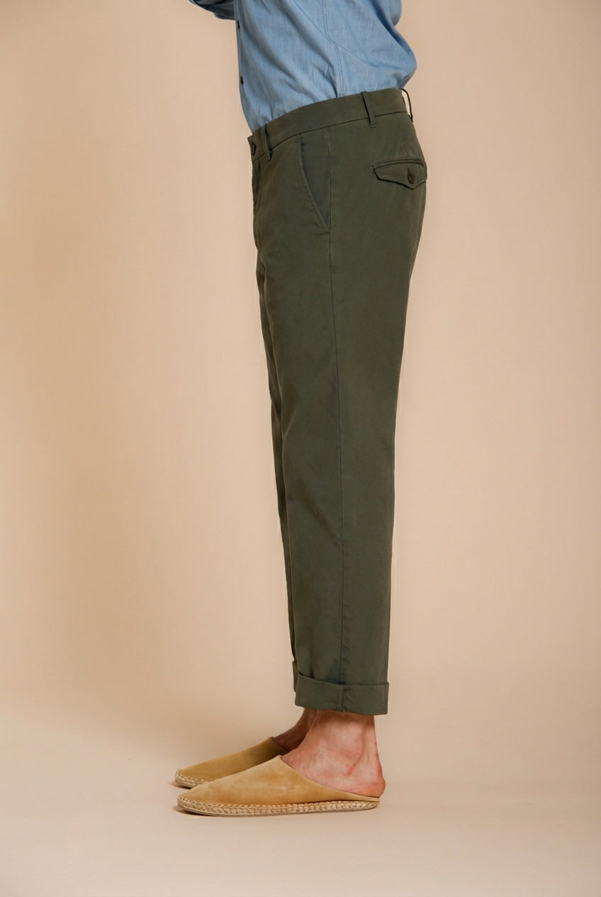 Chinos pantalone chino uomo in canvas oxford relaxed fit