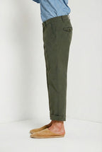 Chinos pantalone chino uomo in canvas oxford relaxed fit