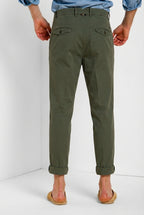 Chinos pantalone chino uomo in canvas oxford relaxed fit