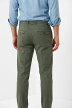 Chinos pantalone chino uomo in canvas oxford relaxed fit