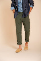 Chinos pantalone chino uomo in canvas oxford relaxed fit