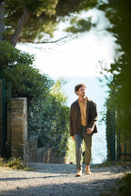 Pinces men's chino pants in stretch gabardine relaxed fit