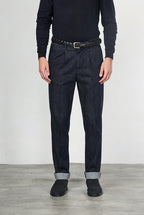 Pinces Chinohose für Herren aus Techno-Stretch-Denim mit relaxed fit