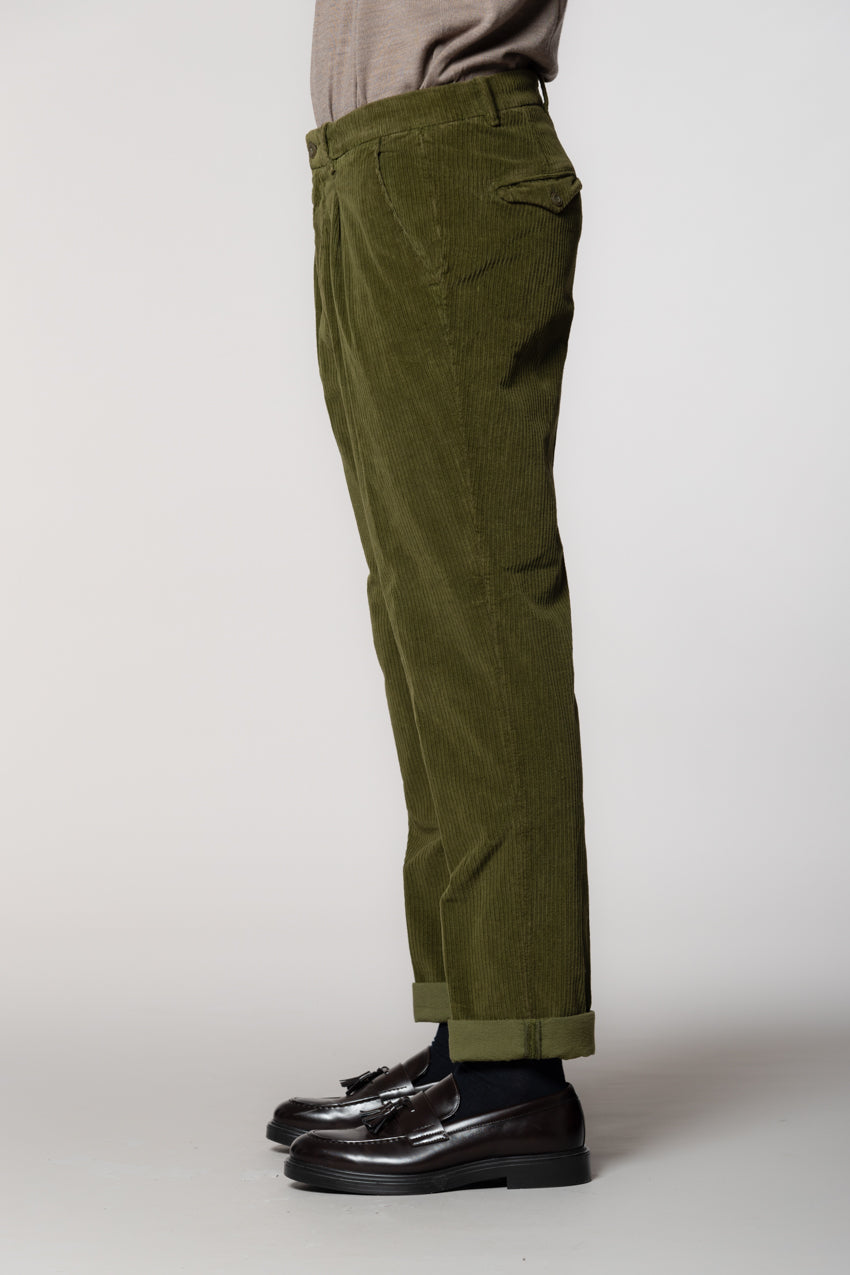 Pinces Herren-Chinohose aus französischem Kord relaxed fit
