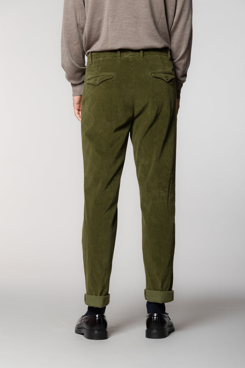 Pinces Herren-Chinohose aus französischem Kord relaxed fit