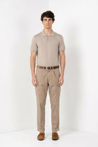 Cargo pantalone cargo uomo in twill leggero stretch relaxed fit