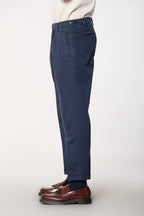 Don Johnson 2 Pinces pantalone chino uomo in bull carrot fit