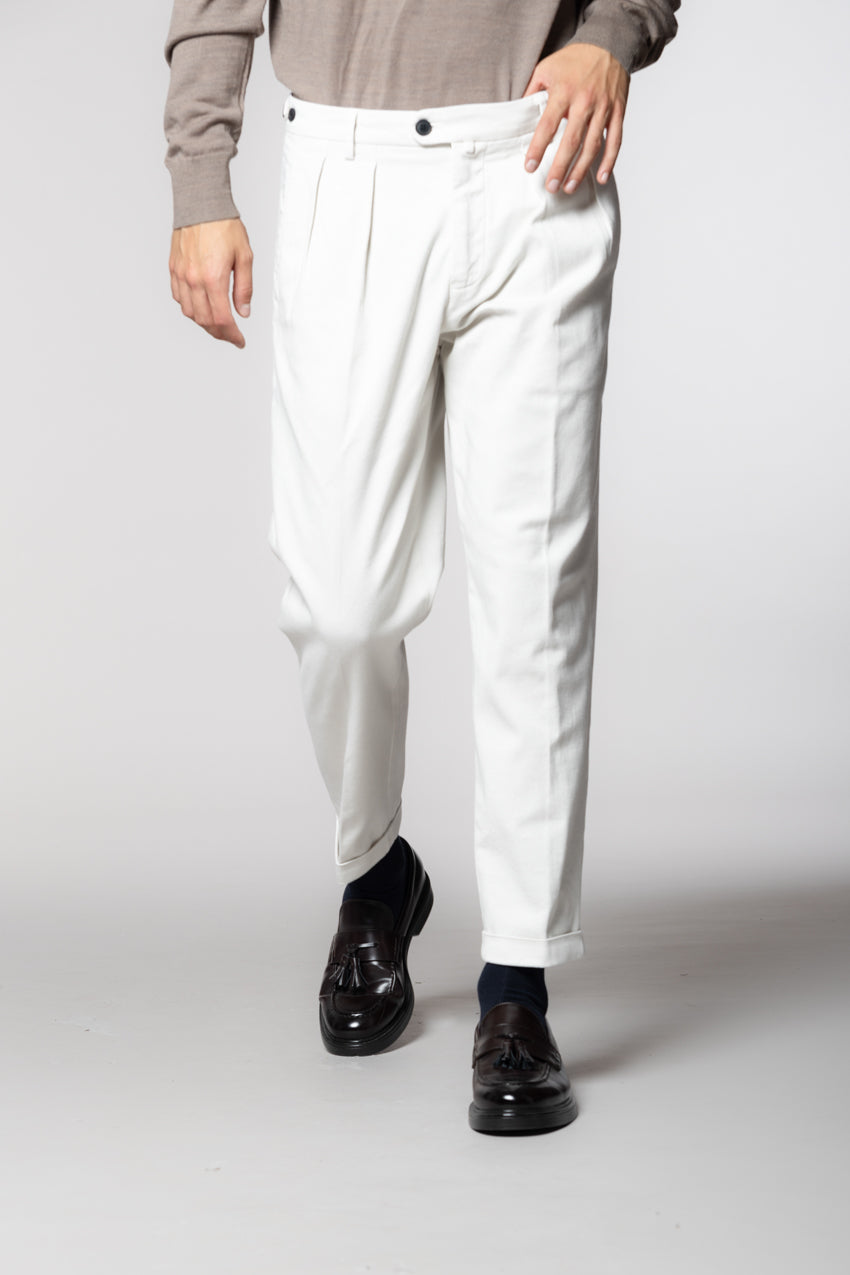 Don Johnson 2 Pinces Herren-Chinohose in bull carrot fit