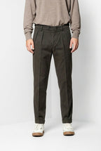 Don Johnson 2 Pinces Herren-Chinohose in bull carrot fit