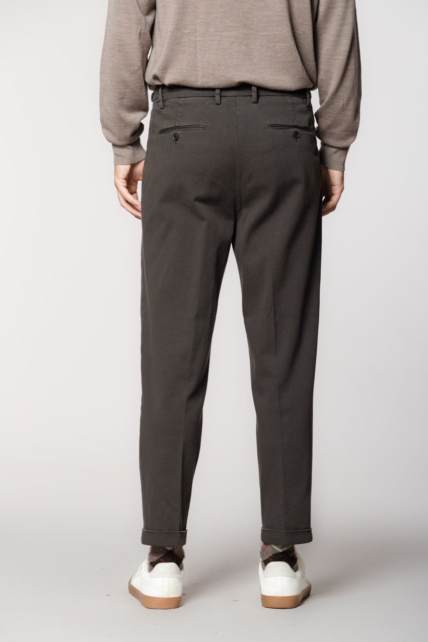 Don Johnson 2 Pinces Herren-Chinohose in bull carrot fit