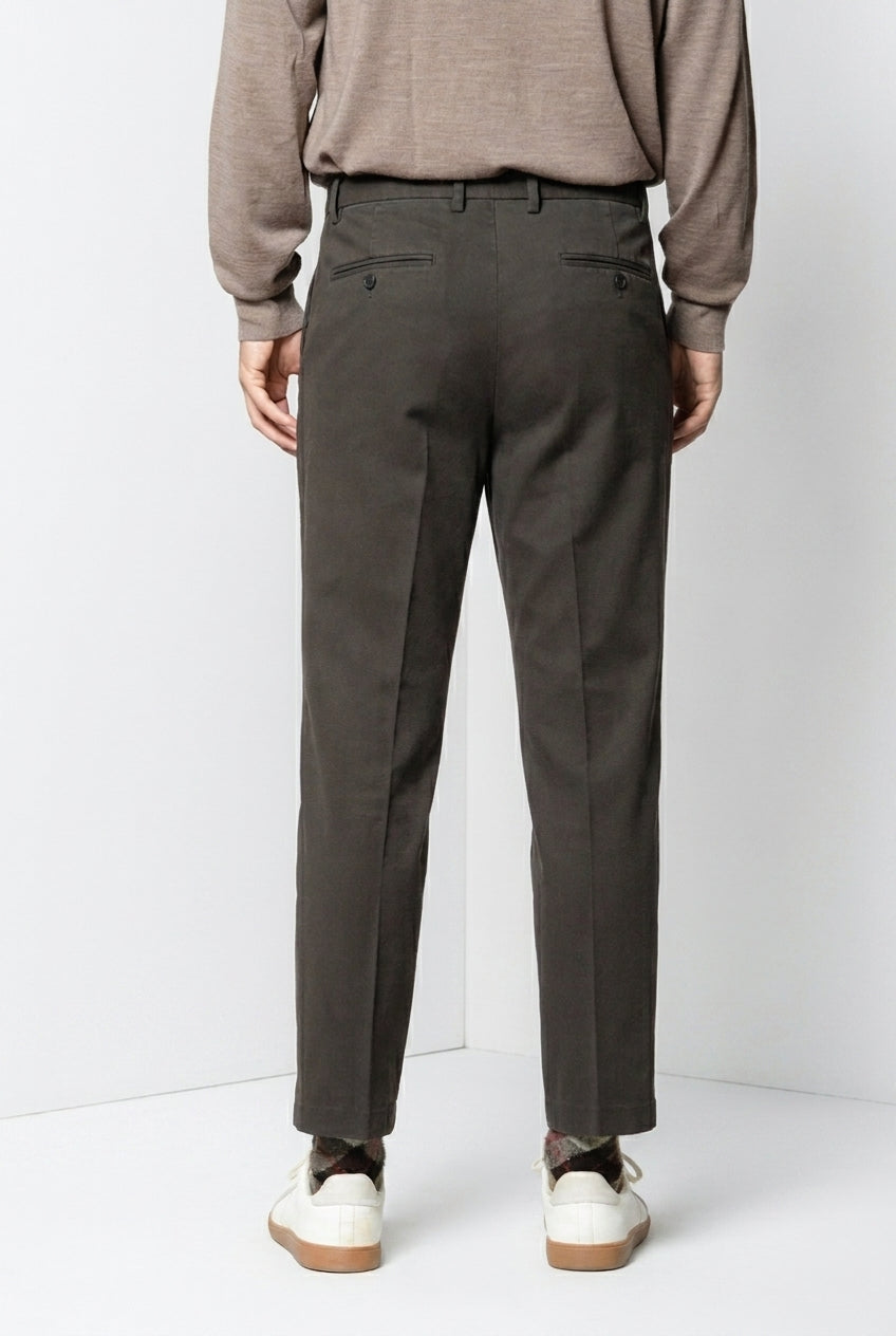 Don Johnson 2 Pinces Herren-Chinohose in bull carrot fit
