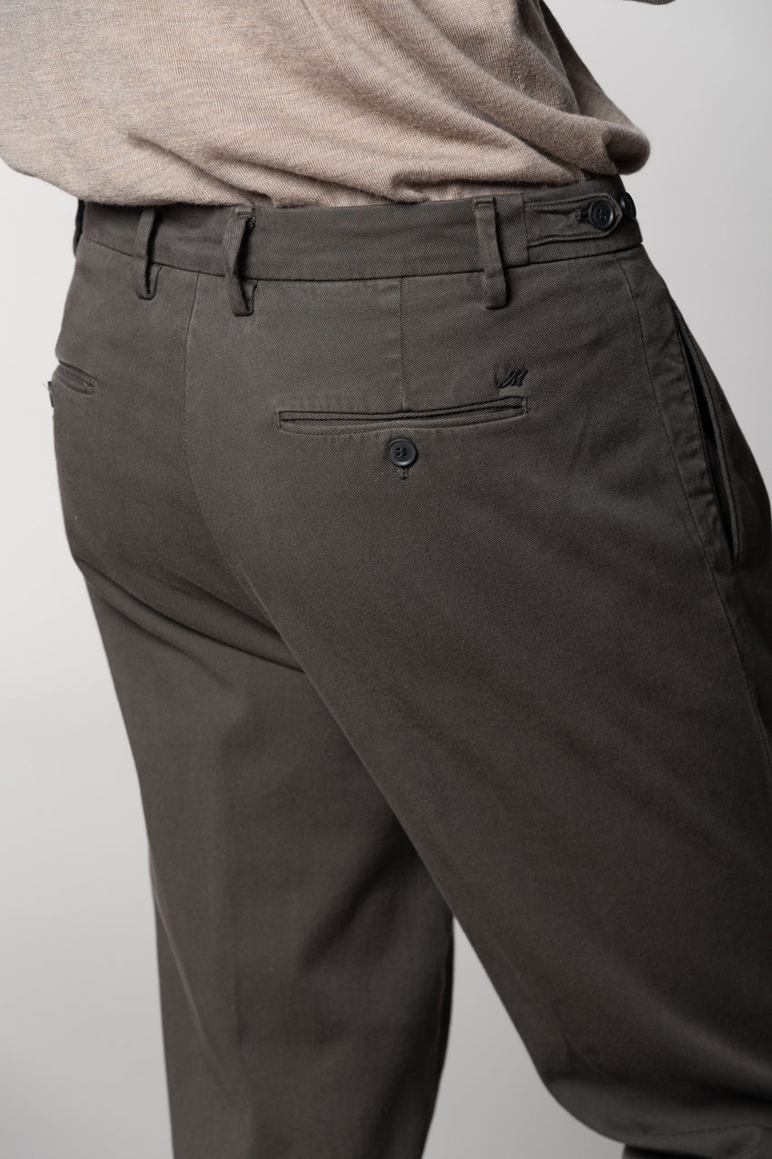 Don Johnson 2 Pinces Herren-Chinohose in bull carrot fit