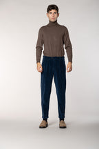 Don Johnson 2 Pinces pantalone chino uomo in velluto 500 righe carrot fit