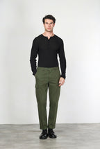 Chile men’s cargo pants in gabardine with carrot fit