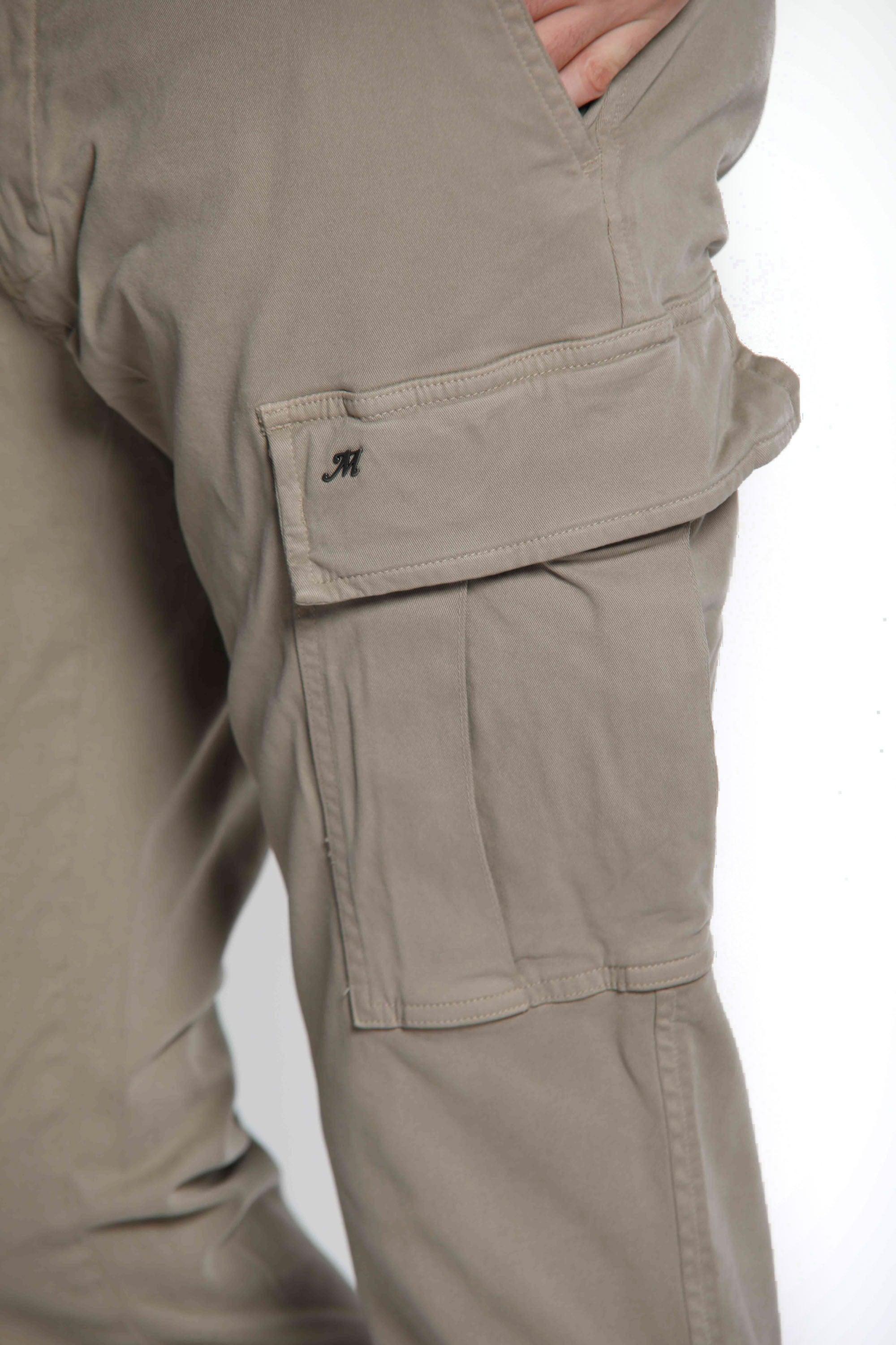 Airfield Pantalon cargo pour homme en coton modal coupe regular