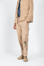 Chile M74 Hose Cargo Herren aus Slub-Panama relaxed fit ①