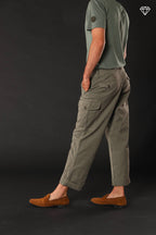 San Juan M74 pantalone cargo uomo in canvas oxford logo edition relaxed fit ①