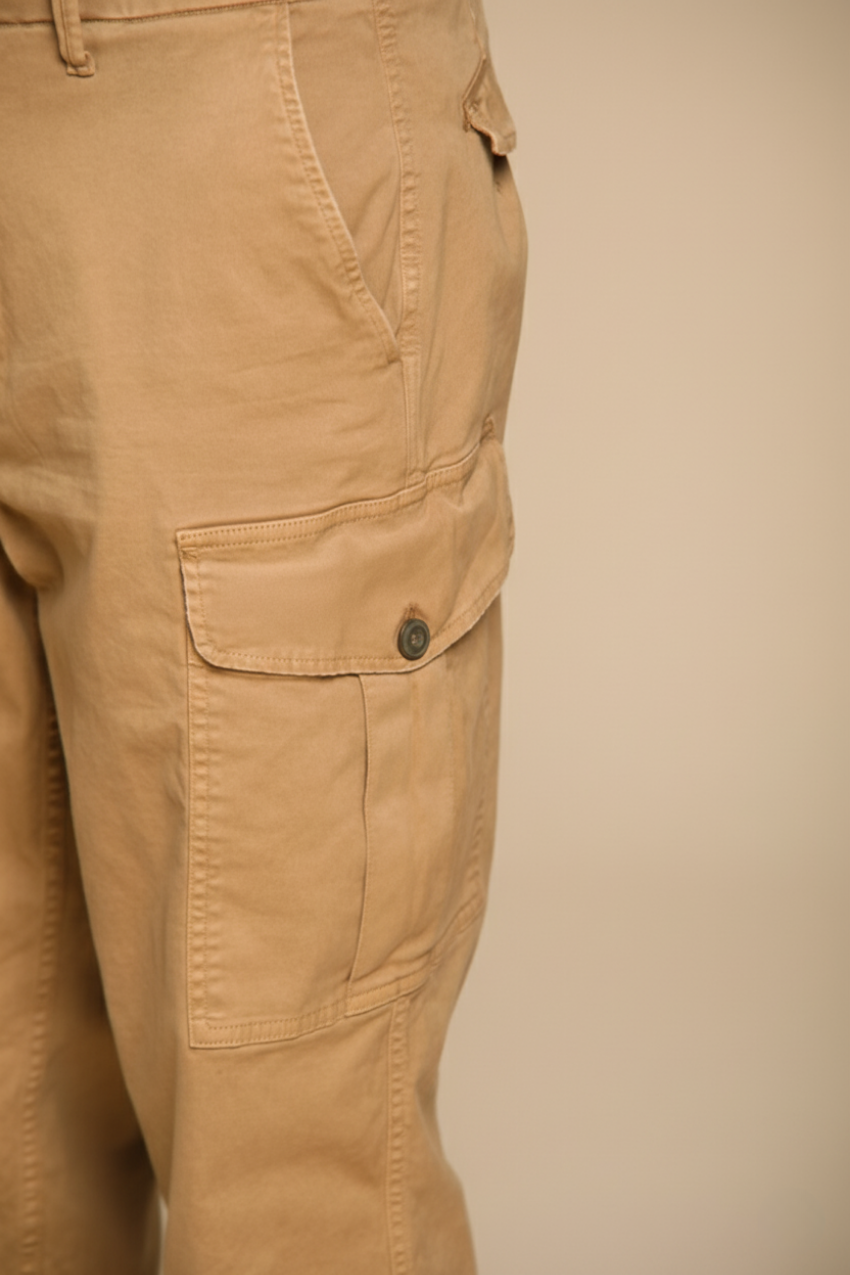 San Juan M74 men’s cargo pants in gabardine relaxed fit