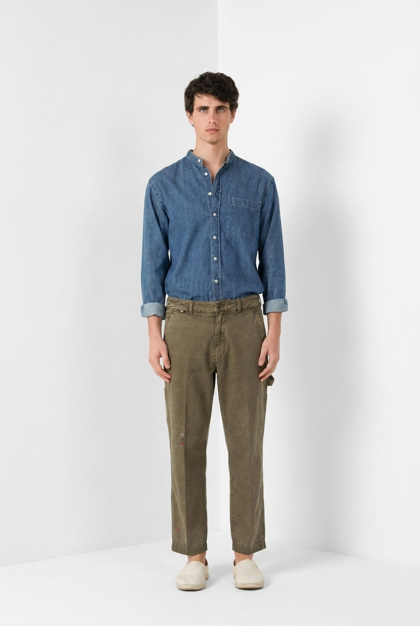 Dallas M74 men's cargo pants in bull stretch relaxed fit ①