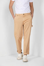 Dallas M74 pantalon cargo homme en bull stretch relaxed fit ①