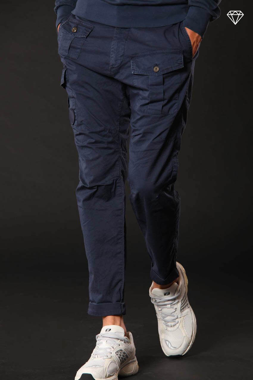 George Coolpocket pantalon cargo homme en coton pima léger ltd coupe Carrot ①