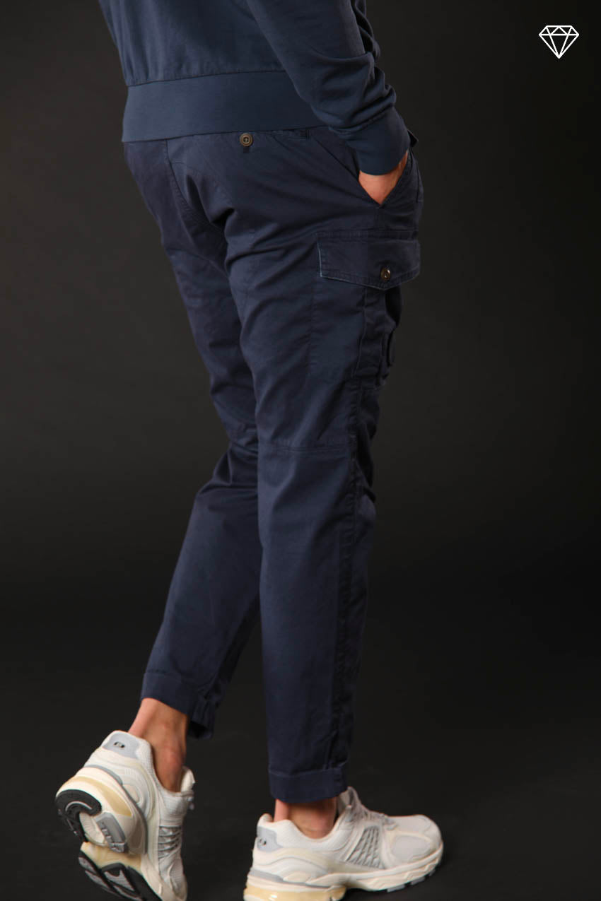 George Coolpocket pantalon cargo homme en coton pima léger logo edition carrot fit ①