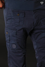 George Coolpocket pantalon cargo homme en coton pima léger logo edition carrot fit ①