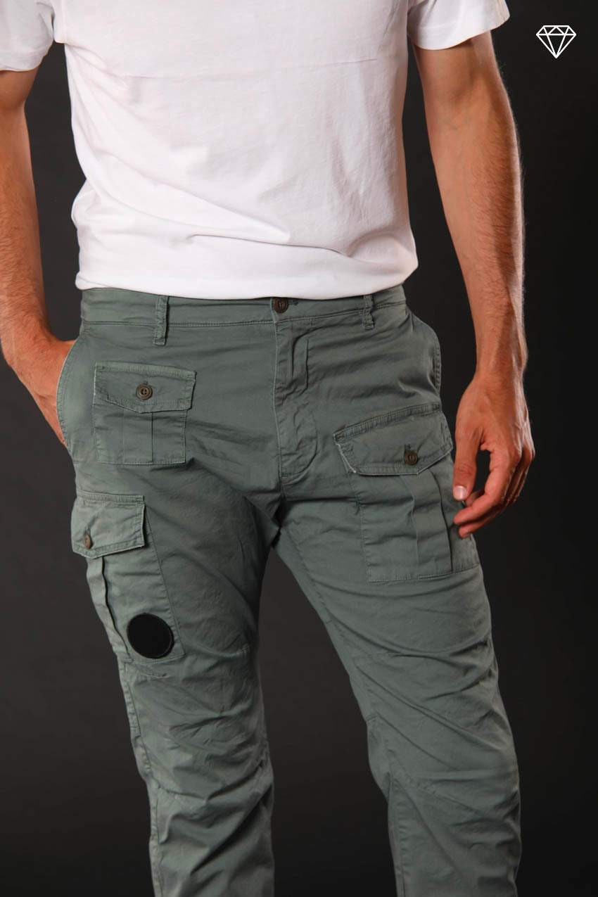 George Coolpocket pantalon cargo homme en coton pima léger ltd coupe Carrot ①