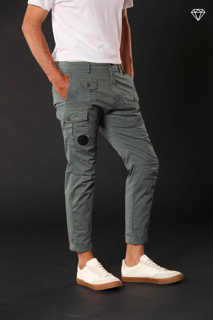 George Coolpocket pantalon cargo homme en coton pima léger ltd coupe Carrot ①