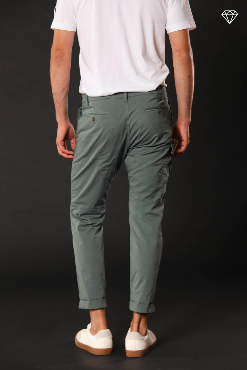 George Coolpocket pantalon cargo homme en coton pima léger ltd coupe Carrot ①