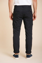 George Coolpocket men's cargo pants in lightweight stretch twill Logo Edition carrot fit ①