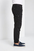 George Coolpocket pantalon cargo homme en twill léger stretch Logo Edition carrot fit ①